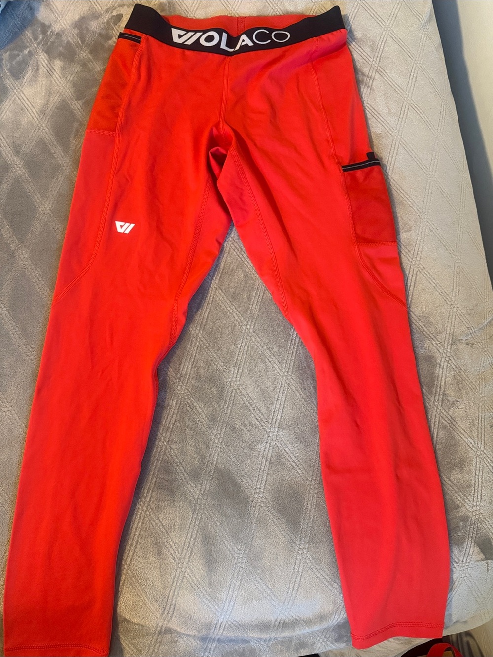 WALACO Running Leggings with Pocket New No Tags